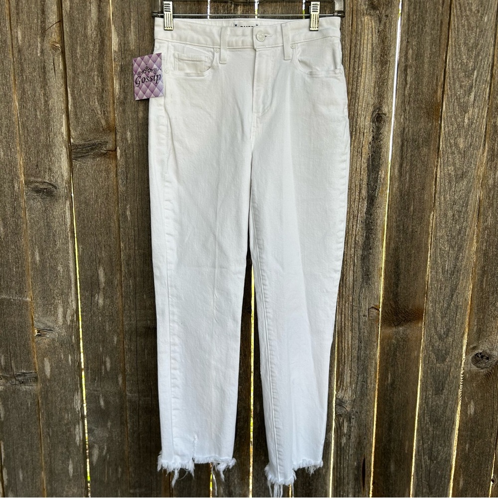 Paige White Frayed Hem Women's Jeans Size 26